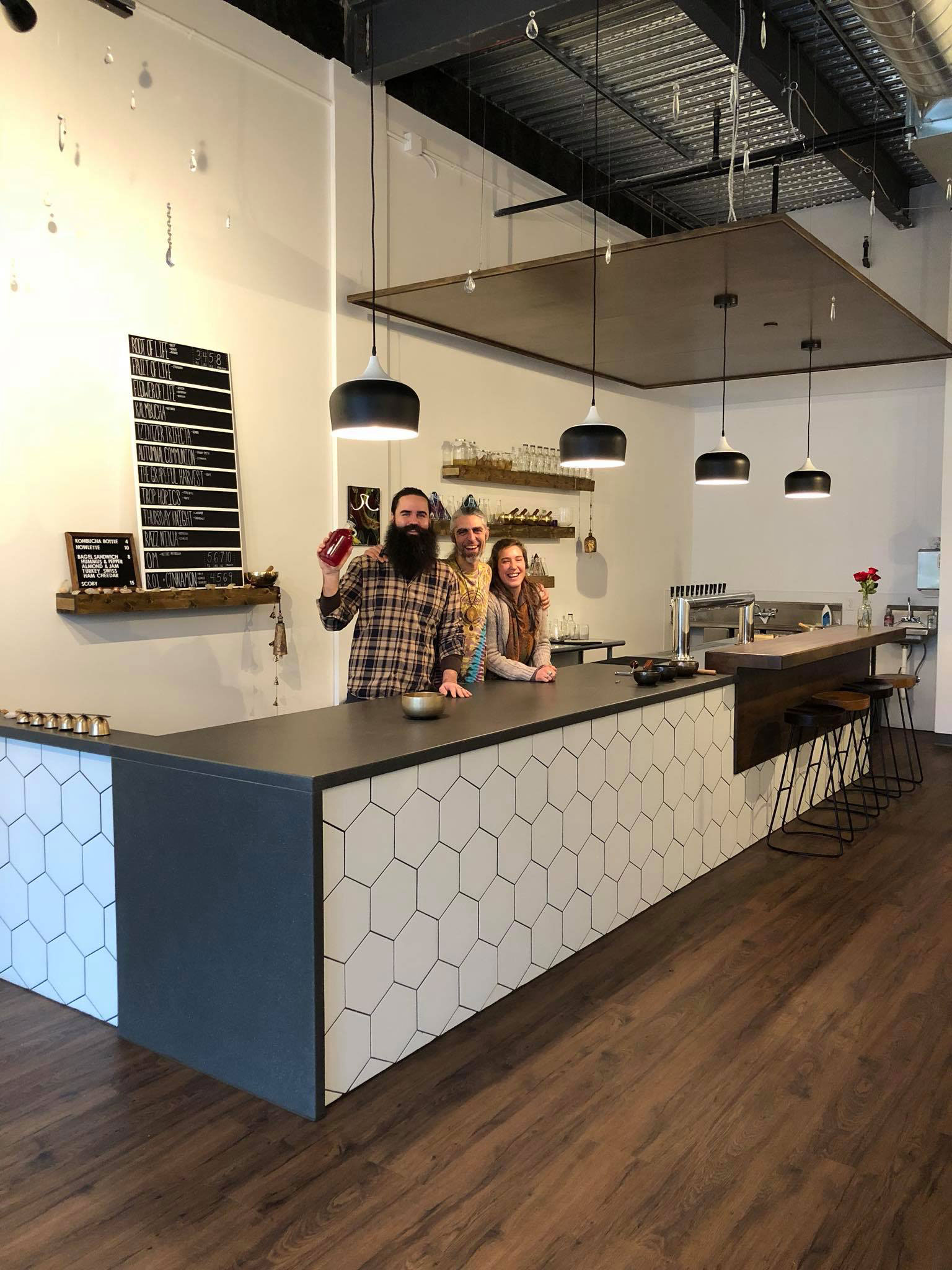 Sacred-Springs-counter Sacred Springs opens on Wealthy Street.