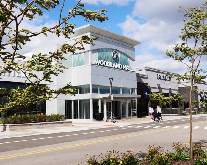 Woodland Mall a west wing entrance Woodland Mall a west wing entrance