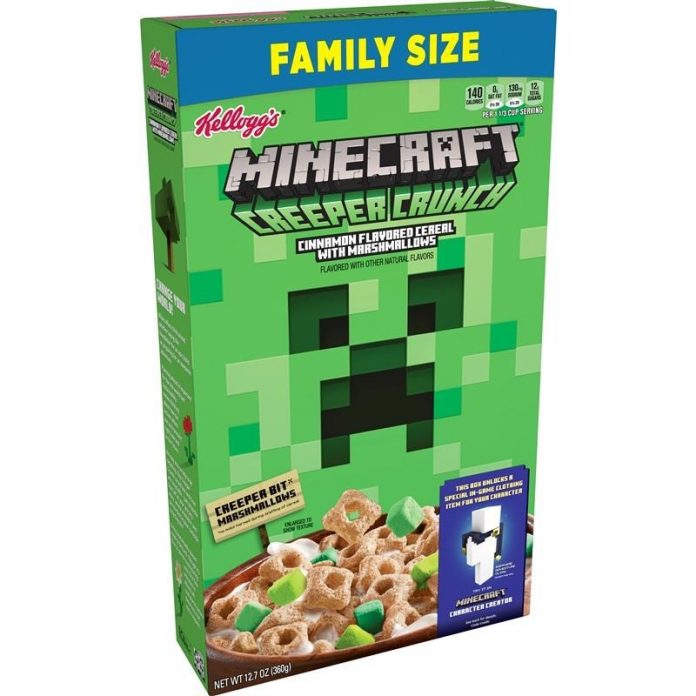 Kellogg Minecraft Creeper Crunch