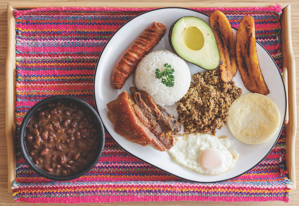 Pochis plate of food