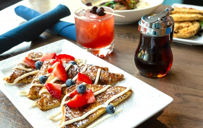 French Toast, Pretty Please Peach Cider Cocktail